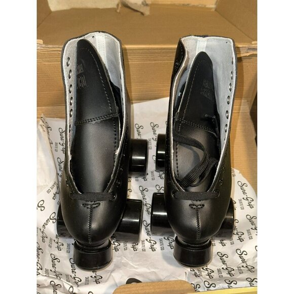 Sure-Grip Malibu Unisex Roller Skates Black NIB Mens 1 / Womens 2 - Picture 6 of 16